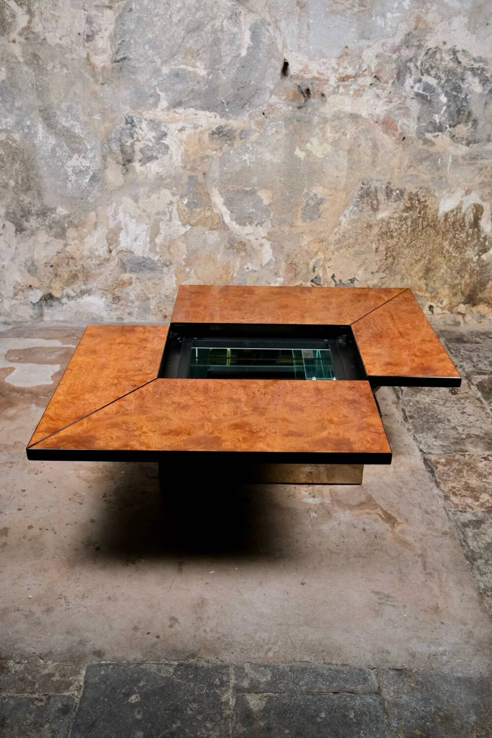 Bar coffee table, Paul Michel for Roche Bobois, 1980