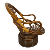 Rotan manou draai stoel