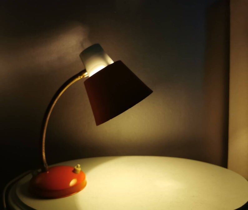Hala Zeist 60s metal swan collar lamp