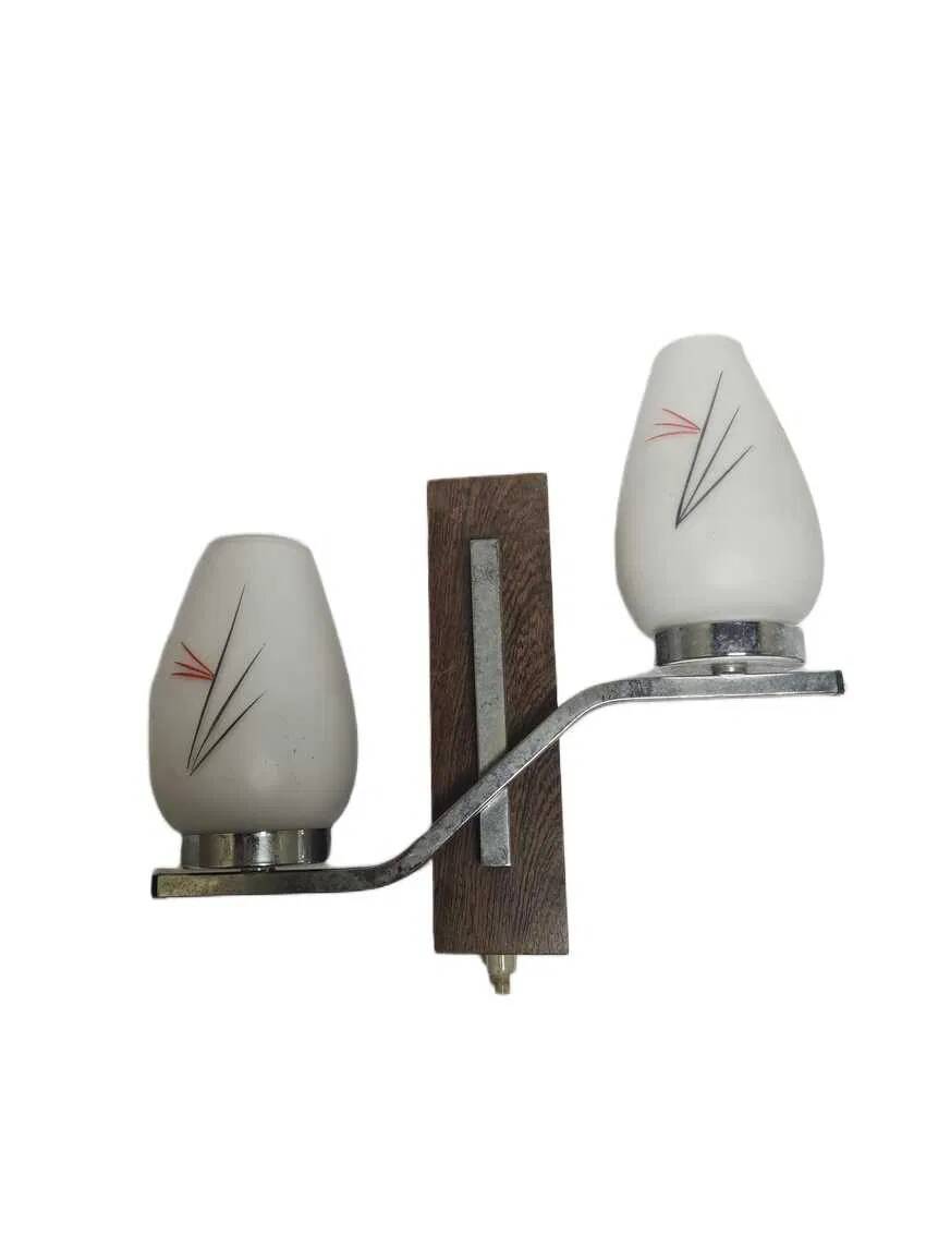 BTV double-arm wall lamp in art deco style