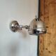Adjustable brushed metal spotlight - articulated headlight lamp