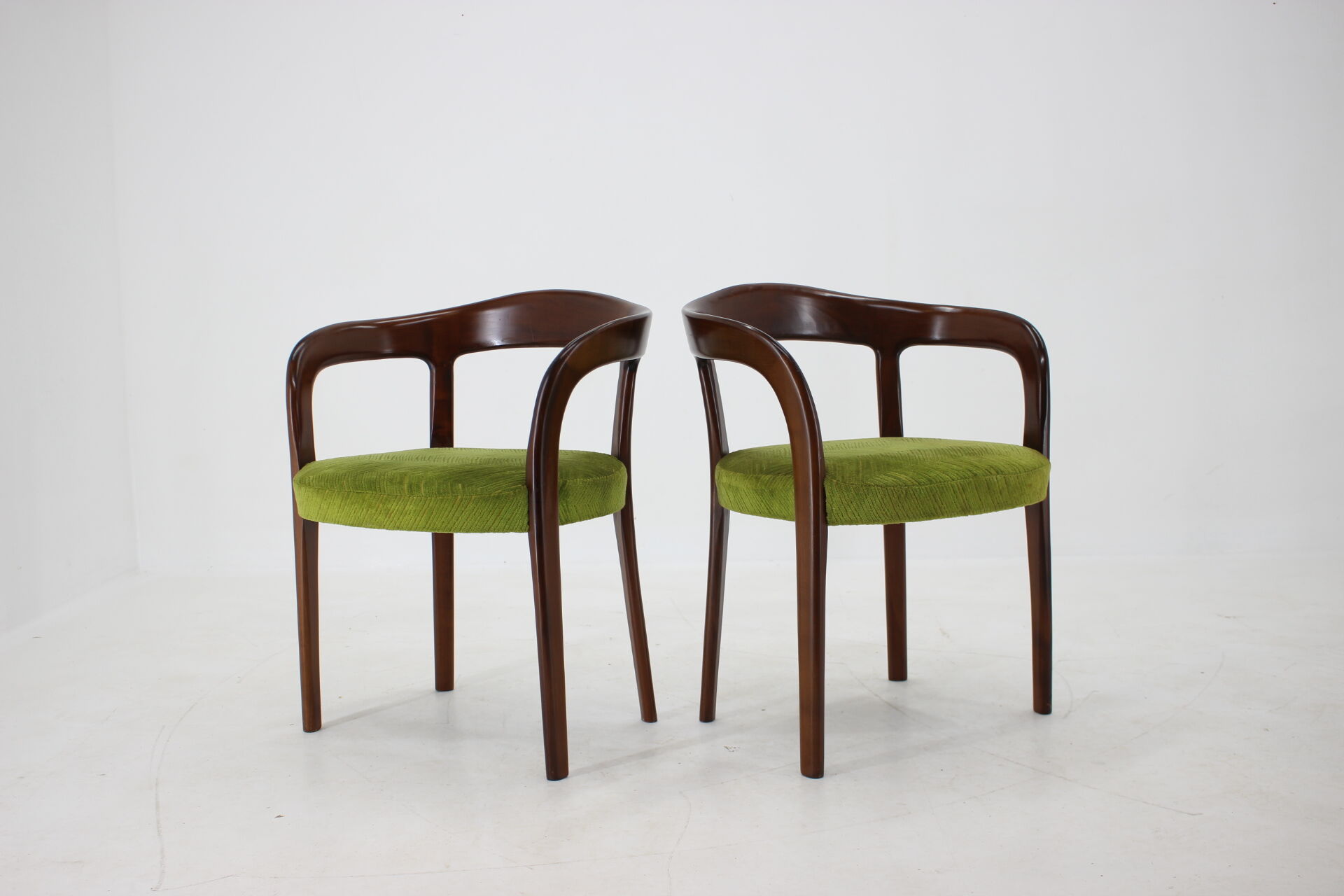 1960s Pair of Organic Armchairs