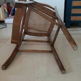 Vintage wooden children's high chair