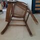 Chaise haute enfant vintage bois