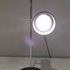 Adjustable lamp in black lacquered metal and chrome France 70s