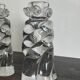 Pair of signed Baccarat Aladin candlesticks