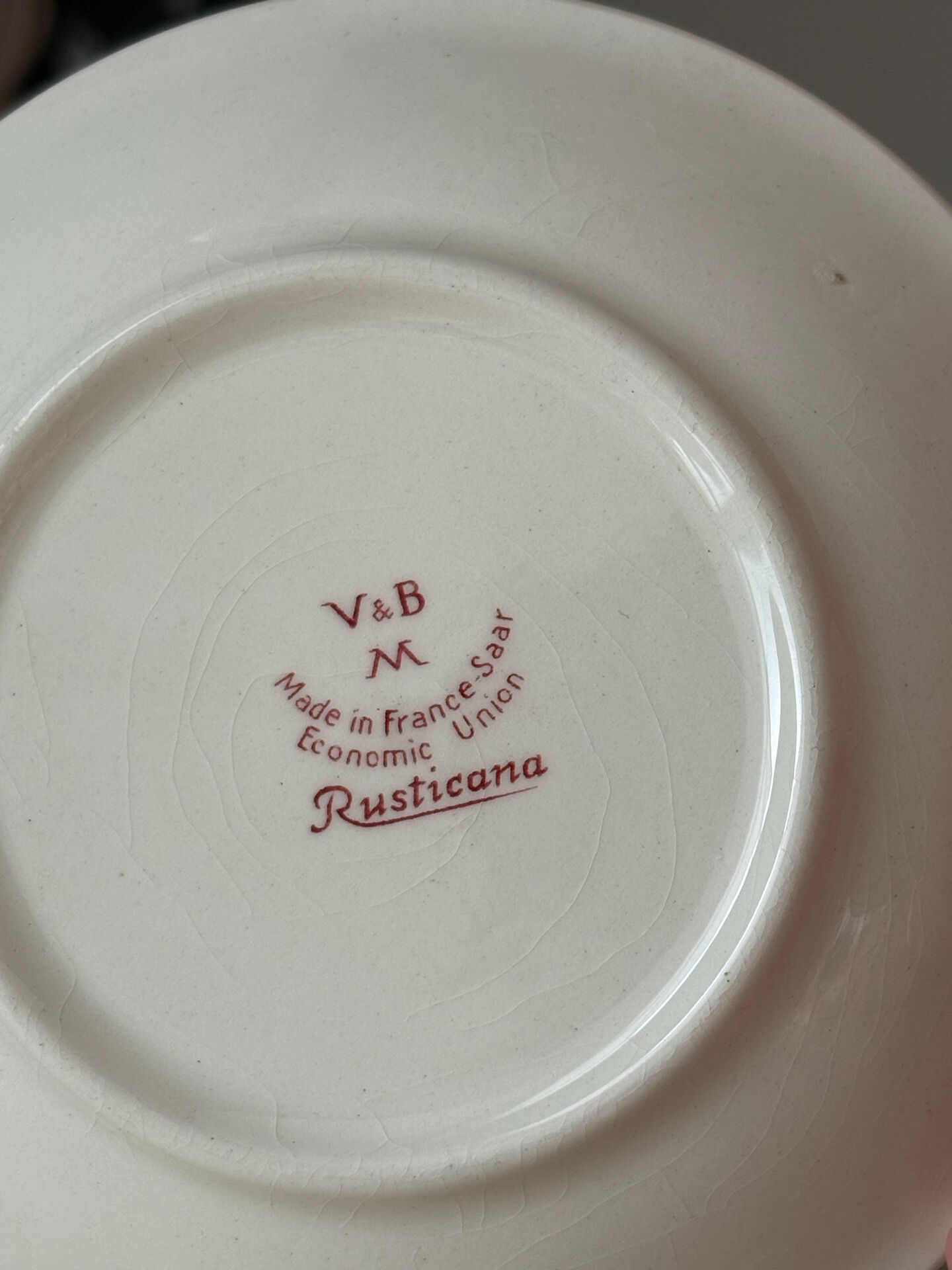 Vintage cup Villeroy & Boch France Saar Rusticana