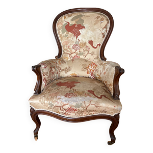 Fauteuil cabriolet à - style louis