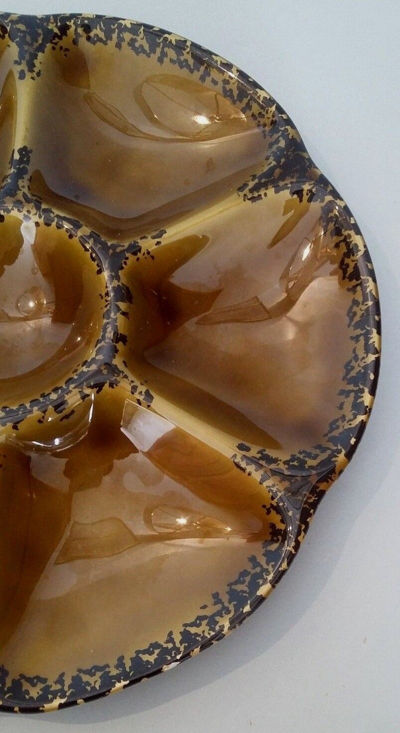 Gien earthenware oyster plate