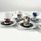Set of 6 Espresso Cups by Keith Haring for Tognana, 1990