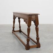 17th century Jacobean carved oak bench, UK