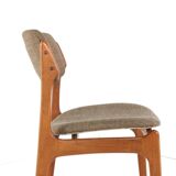 Set of 6 Erik Buch dining chairs 'Kongvund' - danish design teak