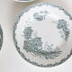 Set of 4 flat plates Terre de Fer, Saint Amand, Daisy