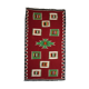 175x100 hand-woven red wool Kilim carpet