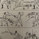 Lithograph engraving on fencing of 1897