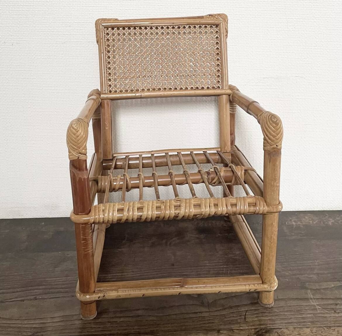 Children's rattan armchair
