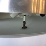 Oscar Torlasco for Lumi, large Italian pendant light with adjustable glass from 50s