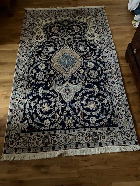 Hand-knotted Oriental rug