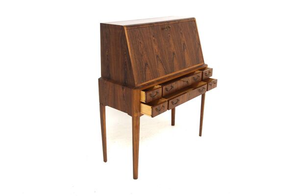 Secrétaire scandinave en palissandre, Suède, 1950