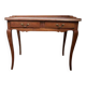 Louis XV style natural wood desk table