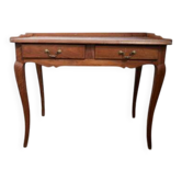 Louis XV style natural wood desk table