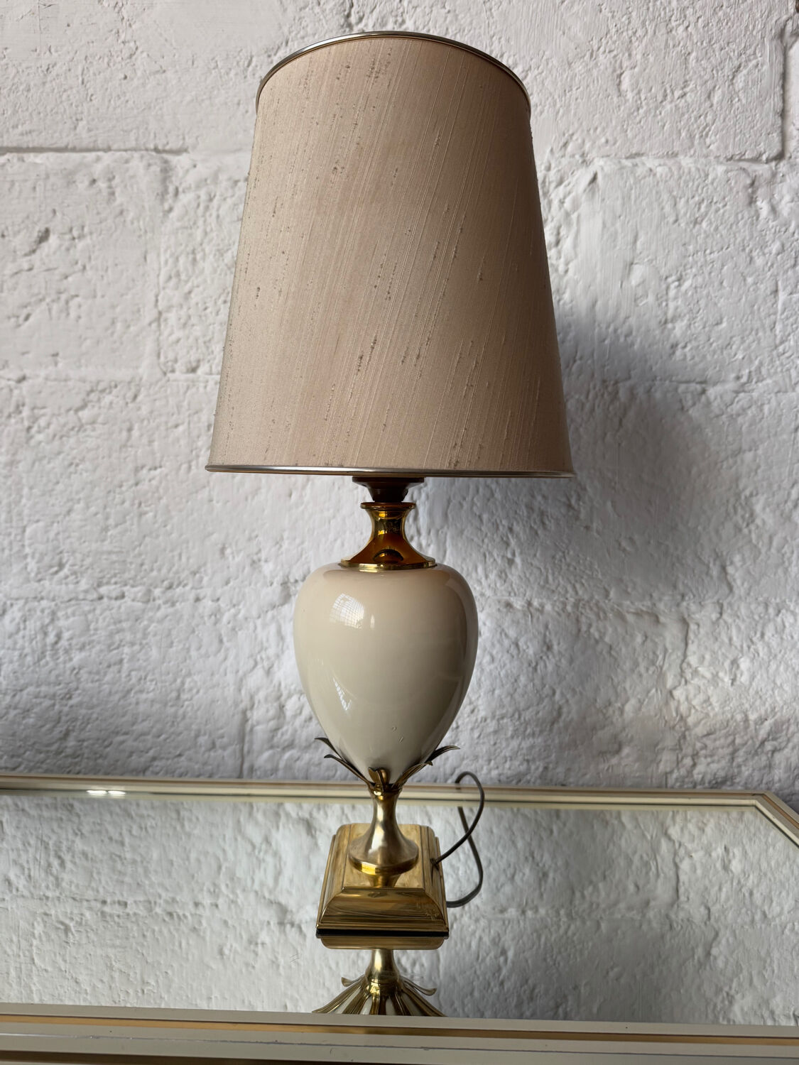 Pineapple Egg Lamp by Le Dauphin, 1970s