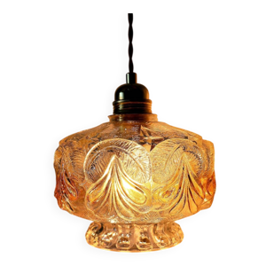 Suspension vintage verre