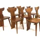 Ensemble table et 8 chaises "Ängåsen", Sportstugemöbel, Suède, 1940