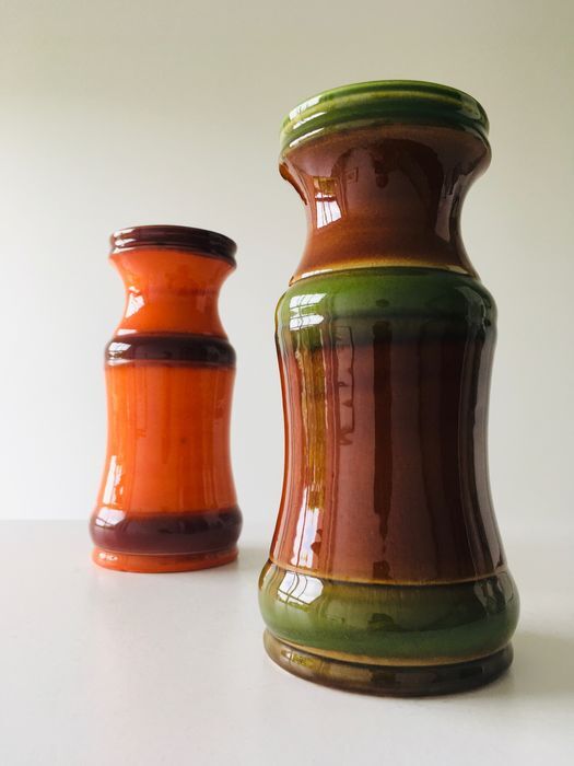 2 vintage vases from West Germany by Alfred Klein (AK) Keramik