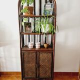 Rattan shelf
