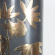 Set of 2 Chinese vintage table lamps with bamboo decor
