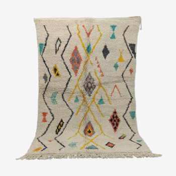 Tapis Marocain berbère 261 x 154 cm tapis Azilal en laine