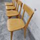 Série de 4 chaises de bistrot année 50