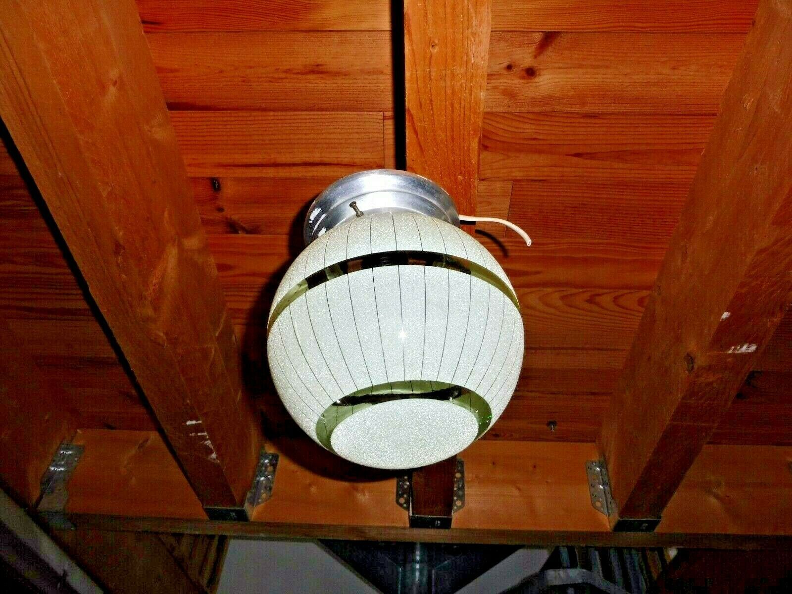 Art deco ball ceiling light