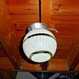 Art deco ball ceiling light
