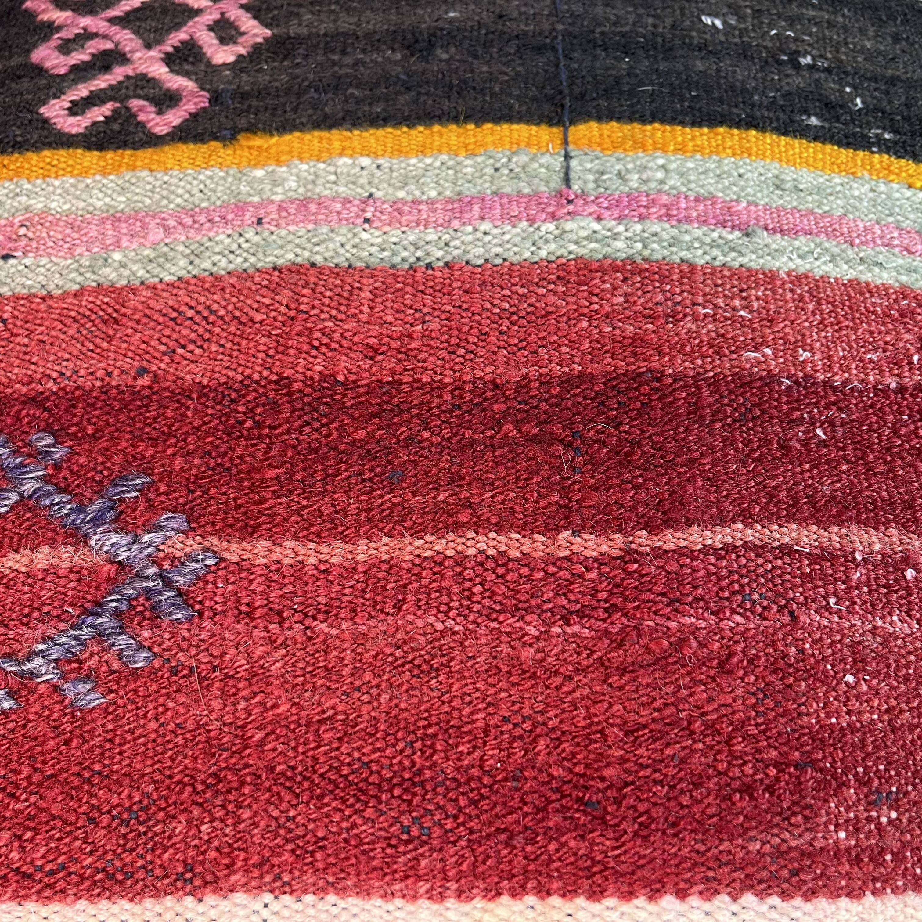 Housse de coussin Kilim turc vintage, 55 x 55 cm