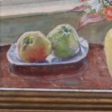 Nature morte avec vue par la fenêtre, par Gerhard Larsson, 1953