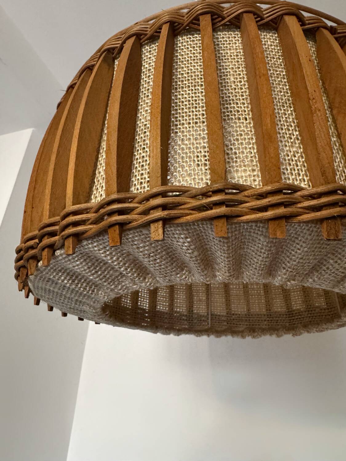 Scandinavian pendant light from the 60s