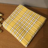Vintage vichy tablecloth and 4 matching towels
