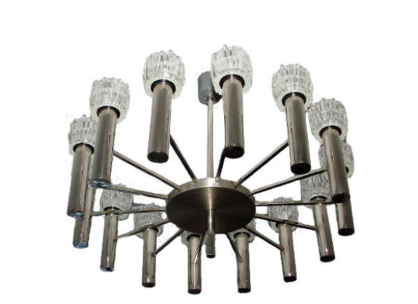 Conception de lustre Scolari, années 70