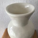 Vase earthenware floral decoration Pegomas sign Chiffron