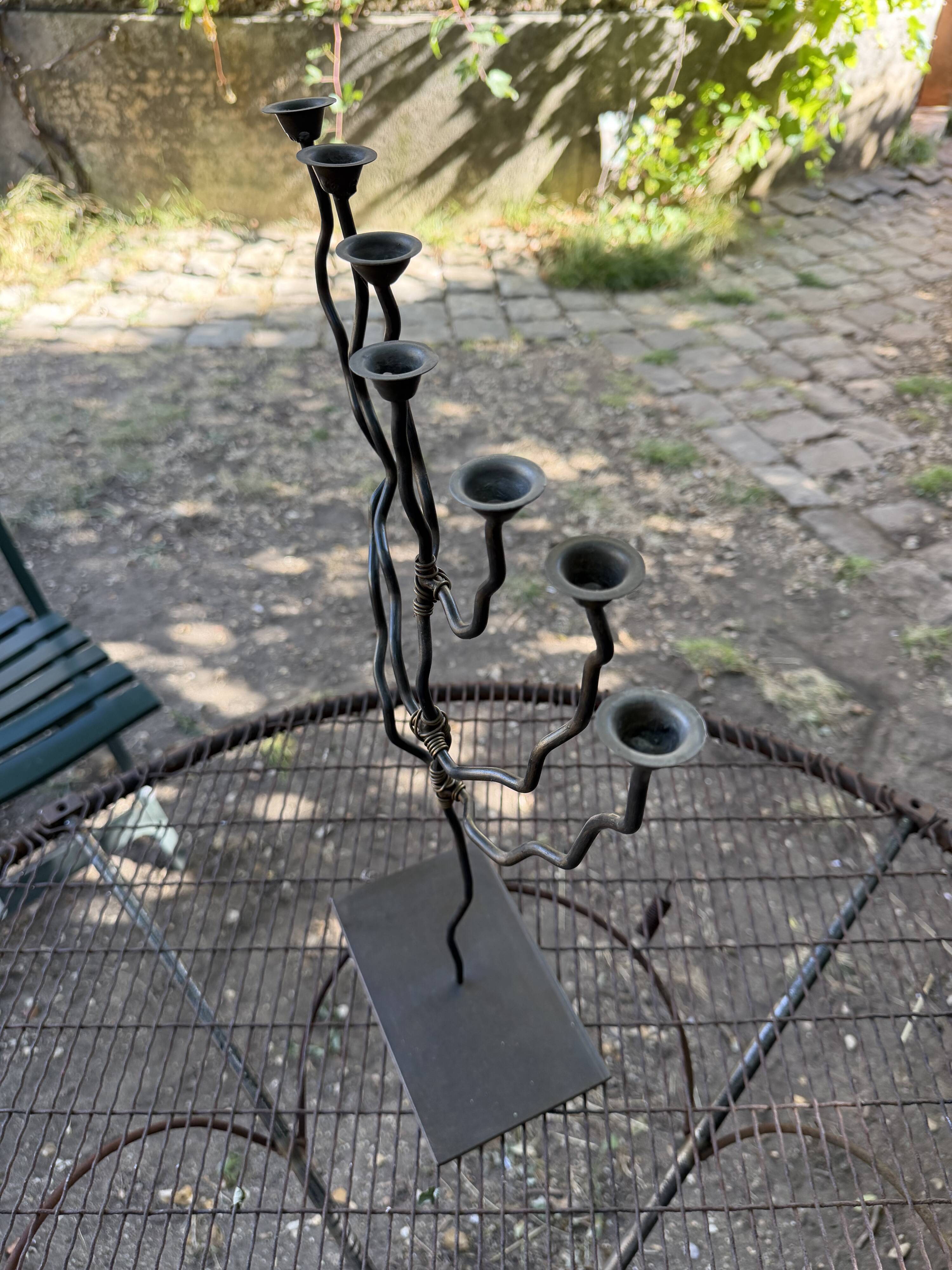 Seven-branch candlestick Patrick de Bruyn