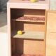 Small powder pink Parisian wardrobe