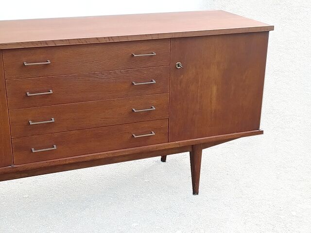 1950s solid wood sideboard