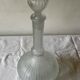 Frosted glass carafe
