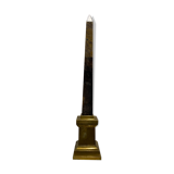 Obelisk stone brass base
