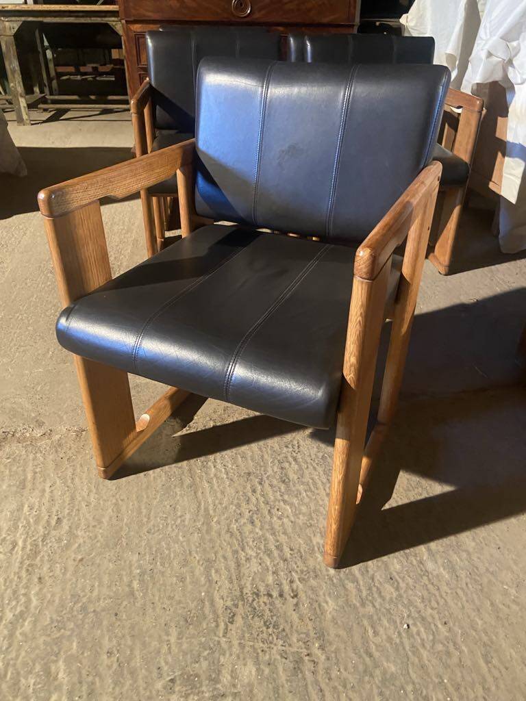 Set of 5 vintage Dialogo chairs by Afra and Tobia Scarpa for B&B Italia.