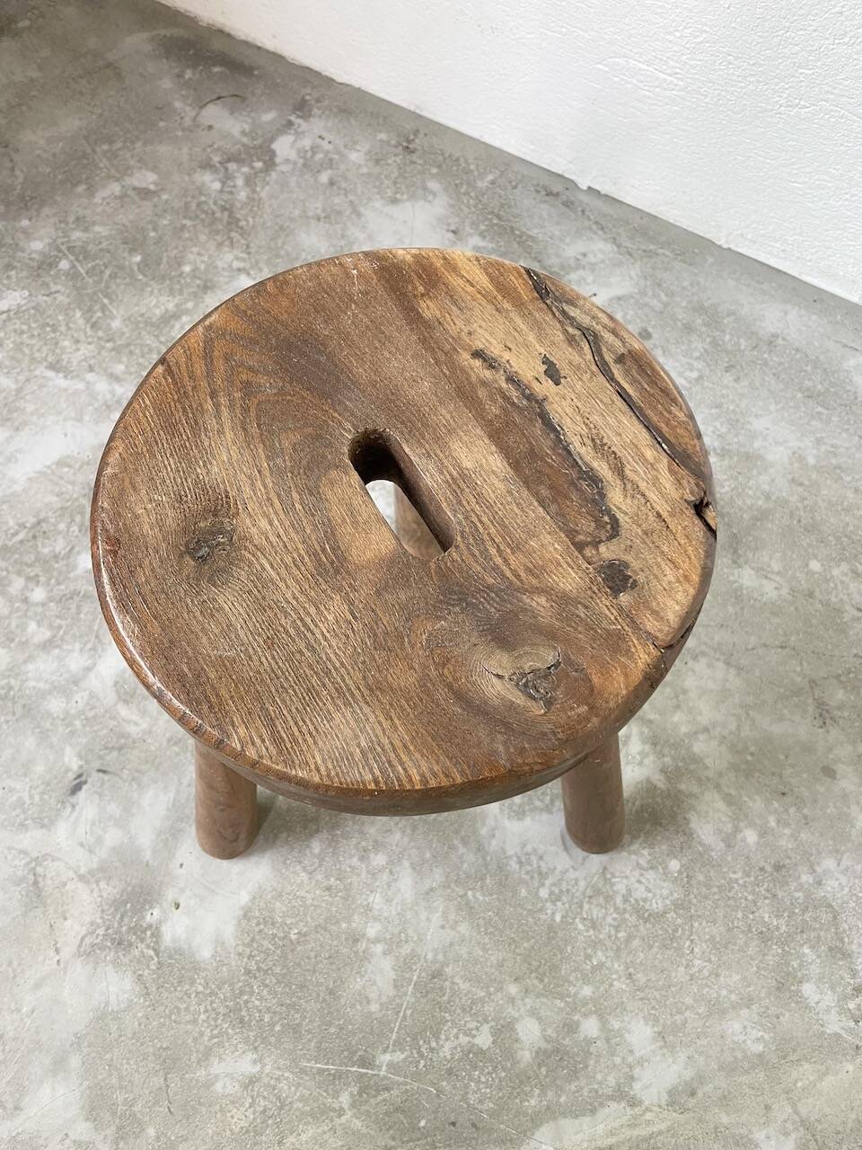 Oak tripod stool 1950