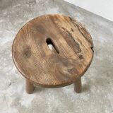 Oak tripod stool 1950