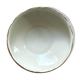 Salad bowl with gilding, vintage Sologne Lamotte porcelain